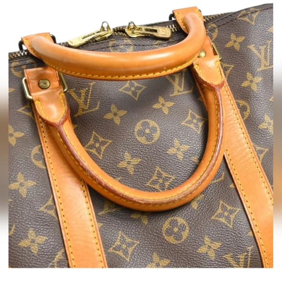 Updated Photos!! Louis Vuitton Brown Monogram Keepall 50 - Picture 3 of 17
